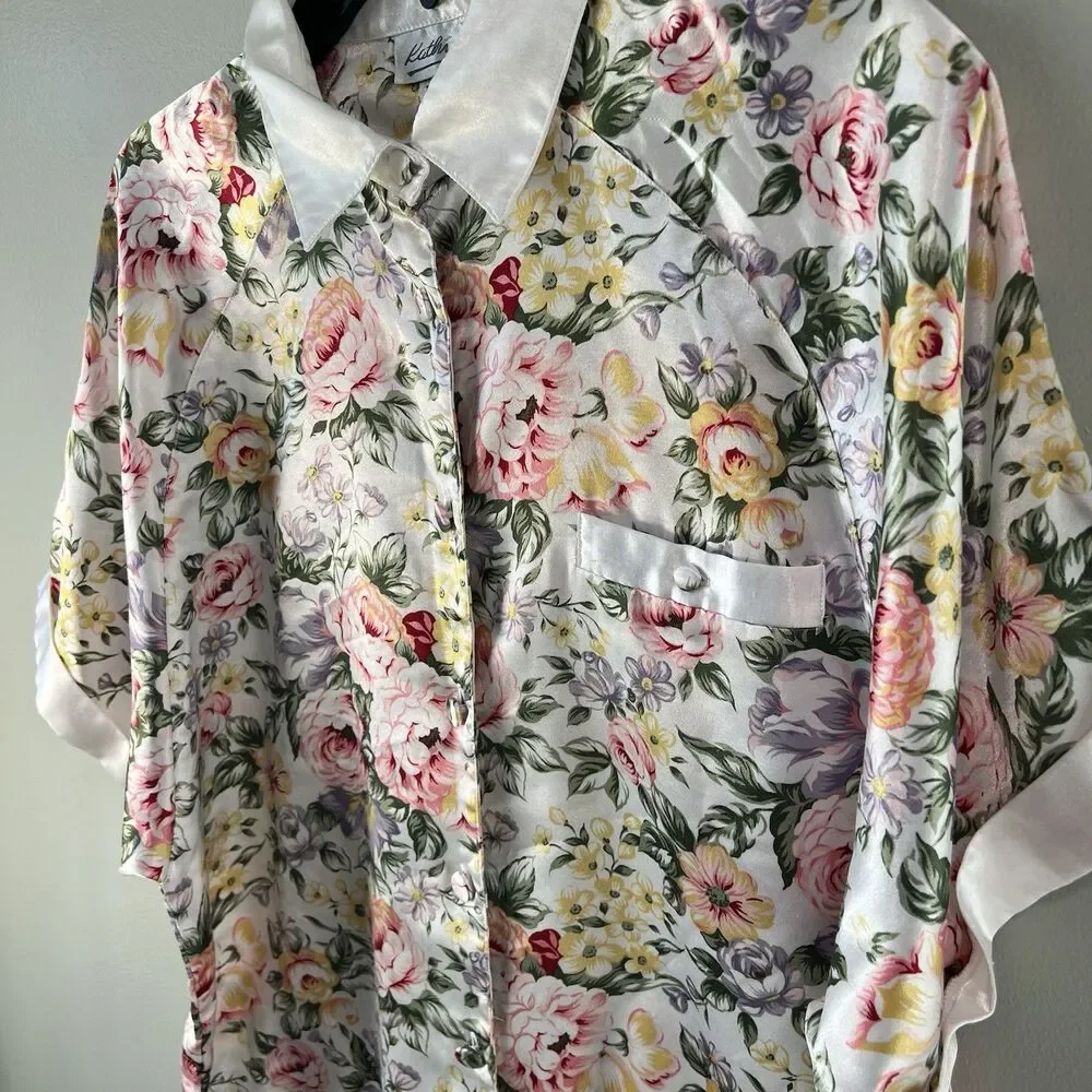 Kathryn floral satin